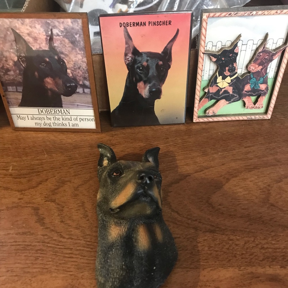 Doberman pincher magnets